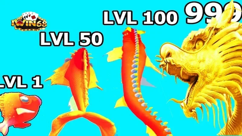 Các biểu tượng trong game cá chép hóa rồng iwin68